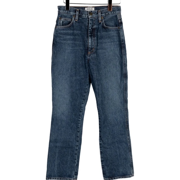 AGOLDE High-Rise Straight Leg Jeans GOOD VALUE AGOLDE High-Rise Straight Leg Jea - Picture 1 of 2